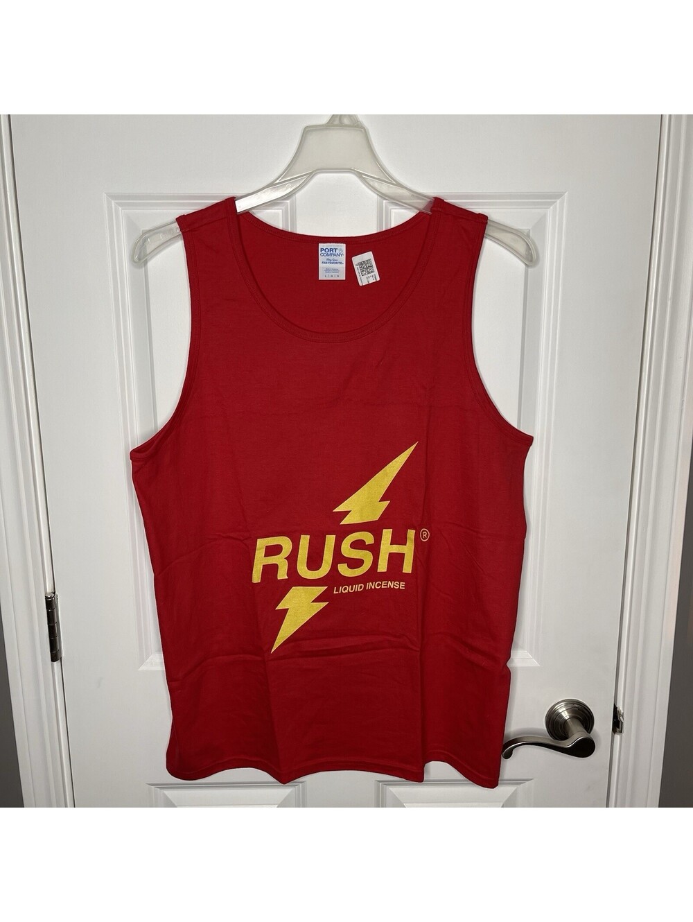 Rush Poppers Gay Pride Red Tank Top XL - LGBTQ Fetish Novelty Distributors Queer